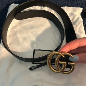 GUCCI Marmont Thin Belt, size 75.